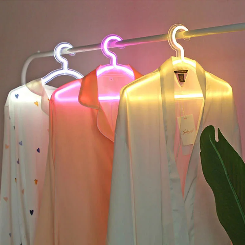 Neon Clothes Hanger — view 2 Neon Clothes Hanger — view 2