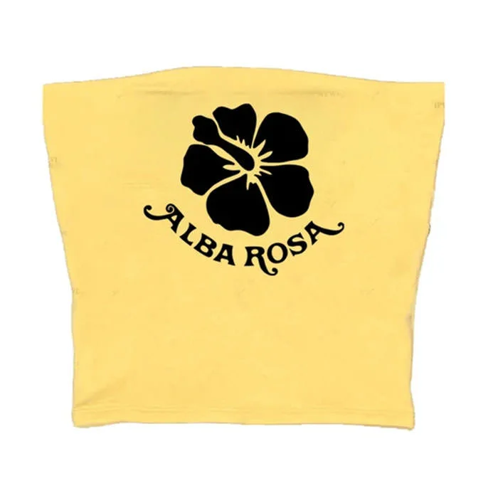 Y2K Alba Rosa Aesthetic Tube Top — view 1 Y2K Alba Rosa Aesthetic Tube Top — view 1