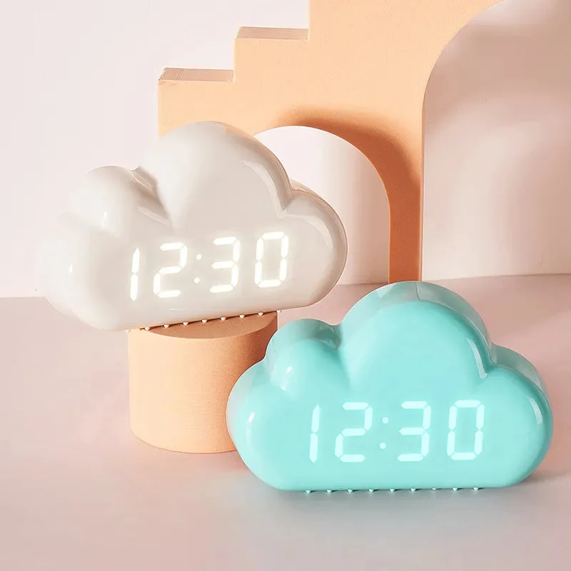 Digital Cloud Alarm Clock — view 1 Digital Cloud Alarm Clock — view 1