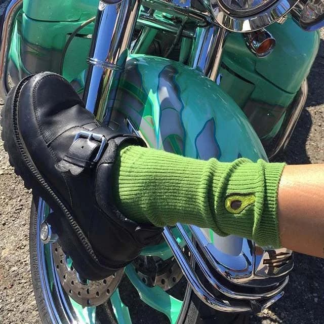 Antisocial Avocado Socks — view 2 Antisocial Avocado Socks — view 2