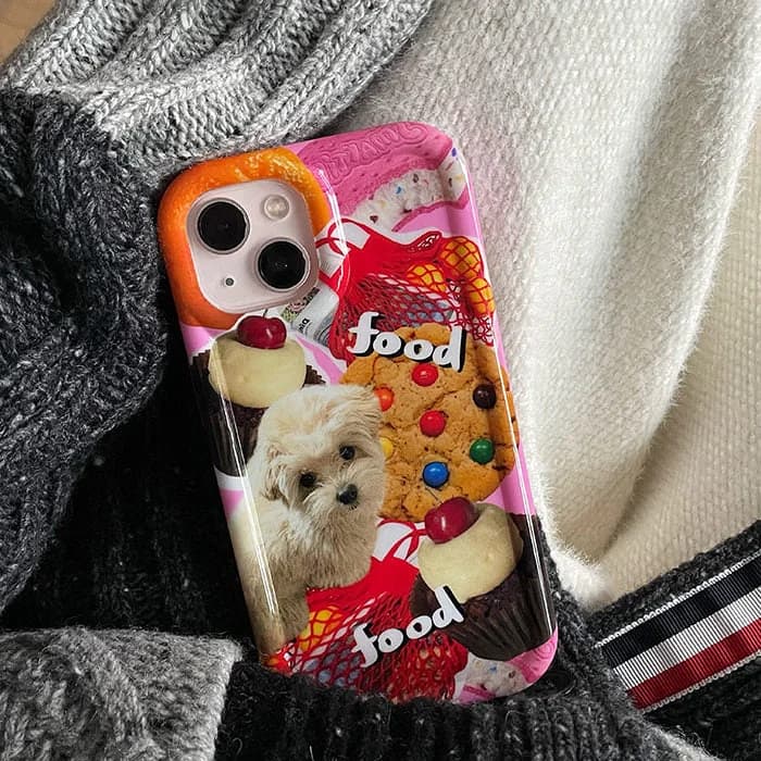 Dog & Desserts iPhone Case — view 2 Dog & Desserts iPhone Case — view 2