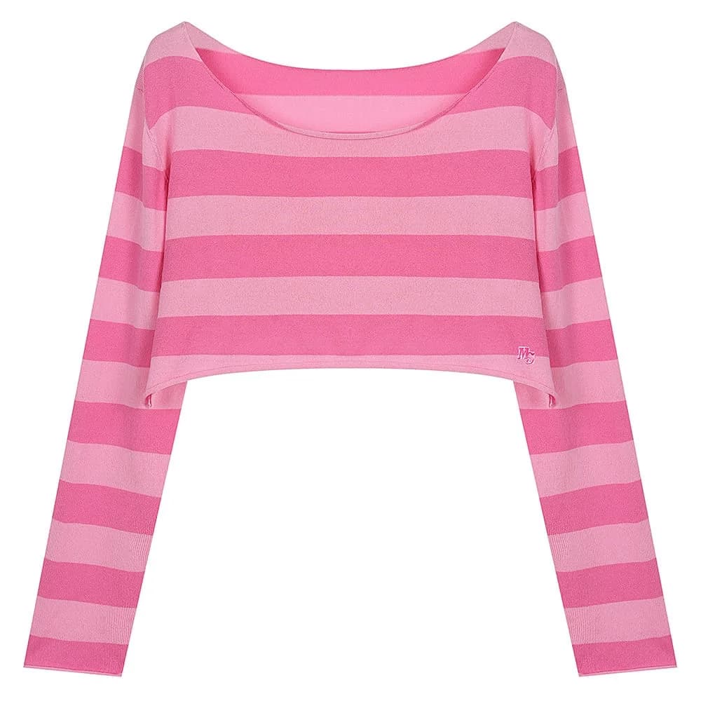 2010's Kid Striped Long Sleeve Top — view 1 2010's Kid Striped Long Sleeve Top — view 1