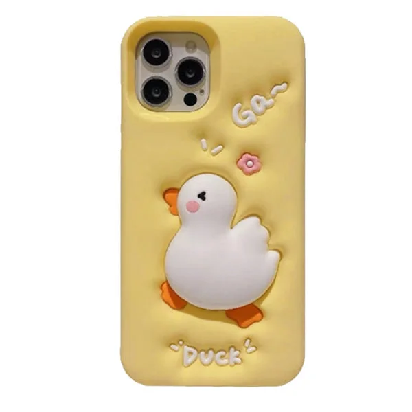 Squishy Duck iPhone Case — view 1 Squishy Duck iPhone Case — view 1
