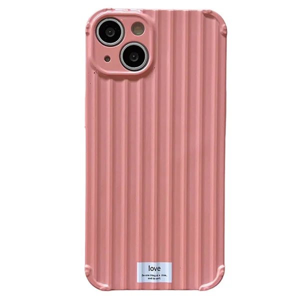Minimalist Aesthetic Striped iPhone Case — view 2 Minimalist Aesthetic Striped iPhone Case — view 2
