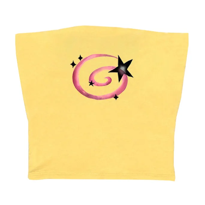 Y2K Aesthetic Star Tube Top — view 1 Y2K Aesthetic Star Tube Top — view 1