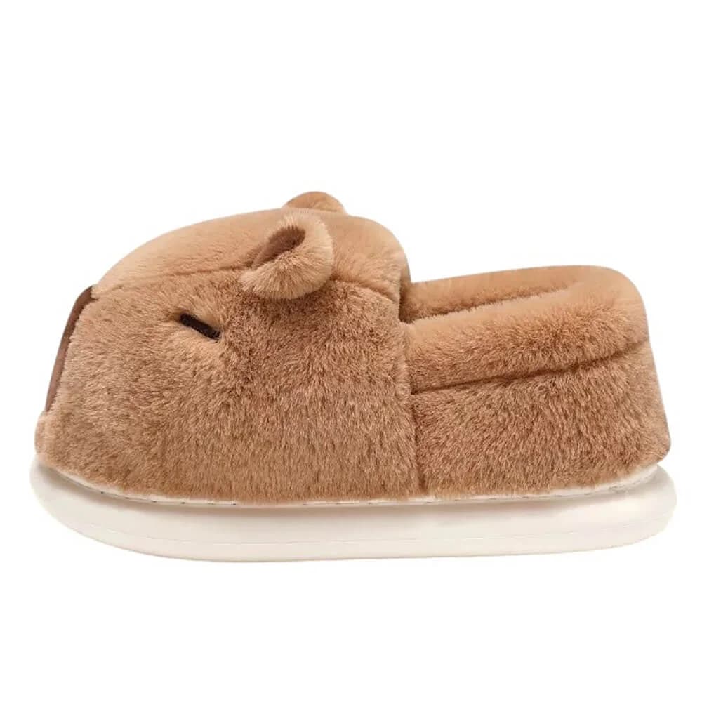 Cute Capybara Slippers — view 2 Cute Capybara Slippers — view 2