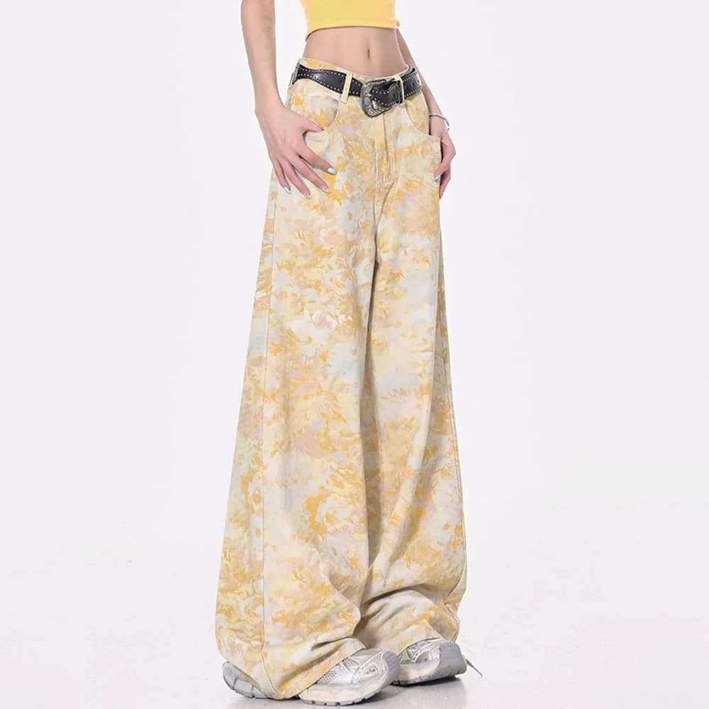 Lemon Swirl Baggy Pants — view 3 Lemon Swirl Baggy Pants — view 3