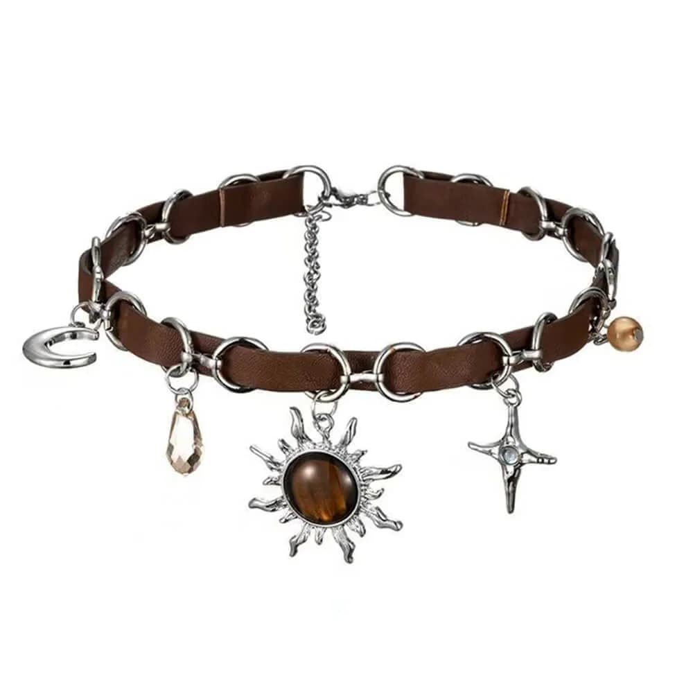Black Star Charm Choker — view 1 Black Star Charm Choker — view 1