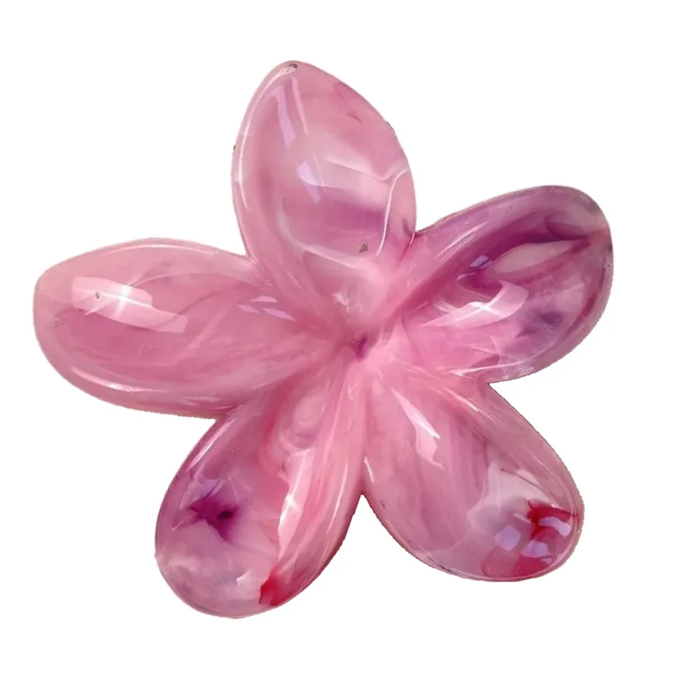 Pastel Tropical Flower Hair Claw — view 1 Pastel Tropical Flower Hair Claw — view 1