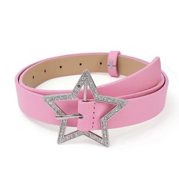 Star Rhinestone Buckle Belt — view 2 Star Rhinestone Buckle Belt — view 2