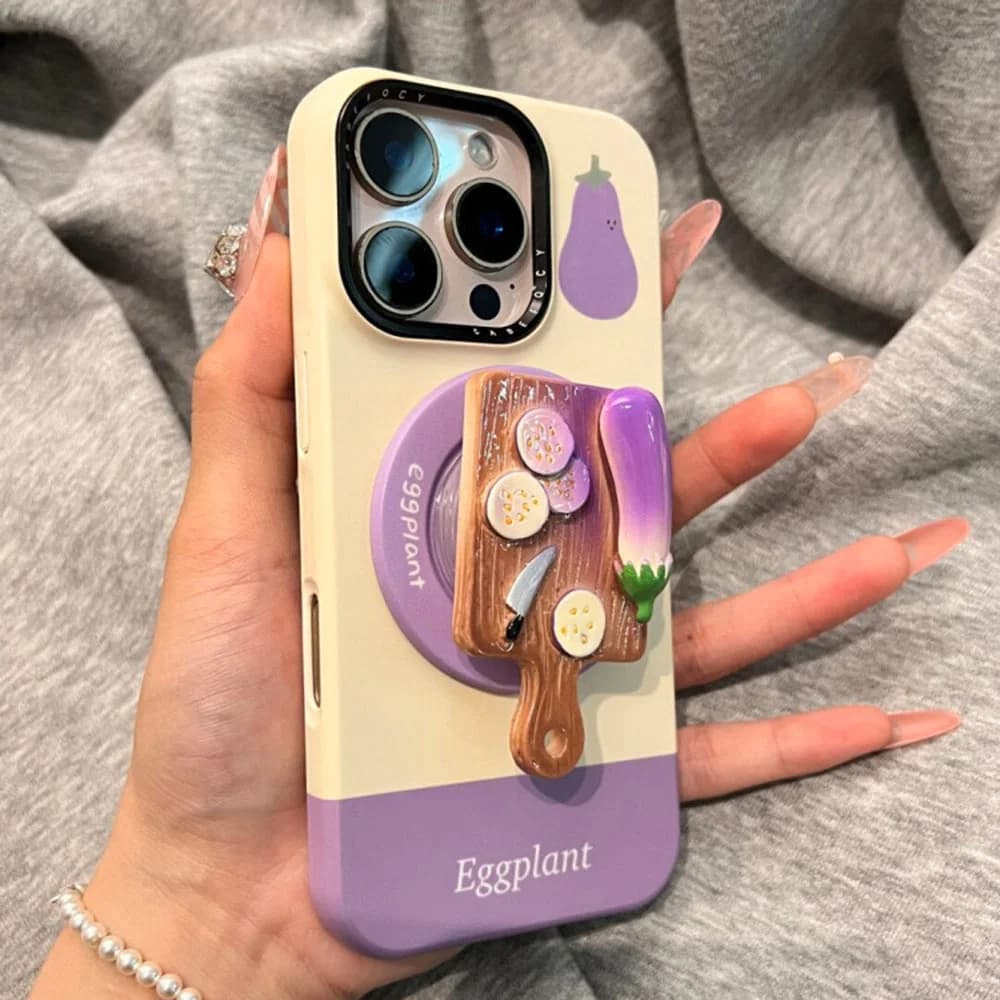 Eggplant iPhone Case — view 2 Eggplant iPhone Case — view 2