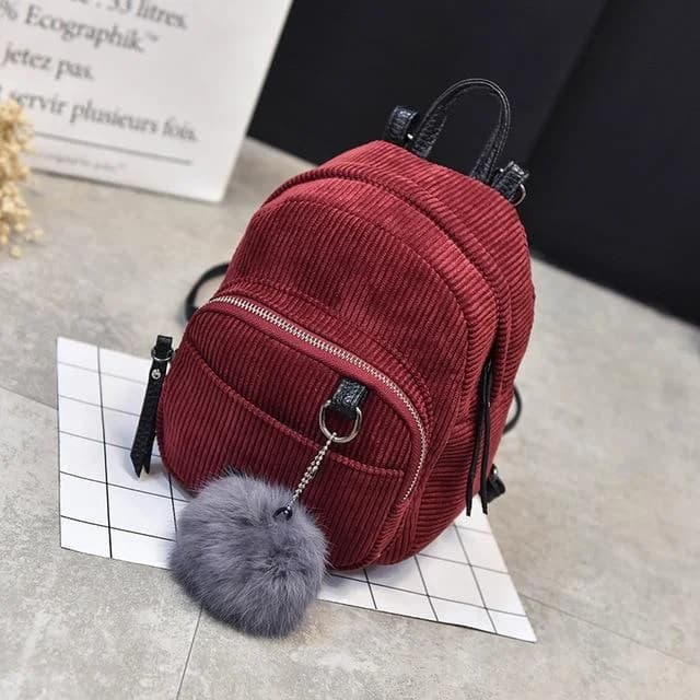 Pom Pom Kawaii Backpack — view 2 Pom Pom Kawaii Backpack — view 2