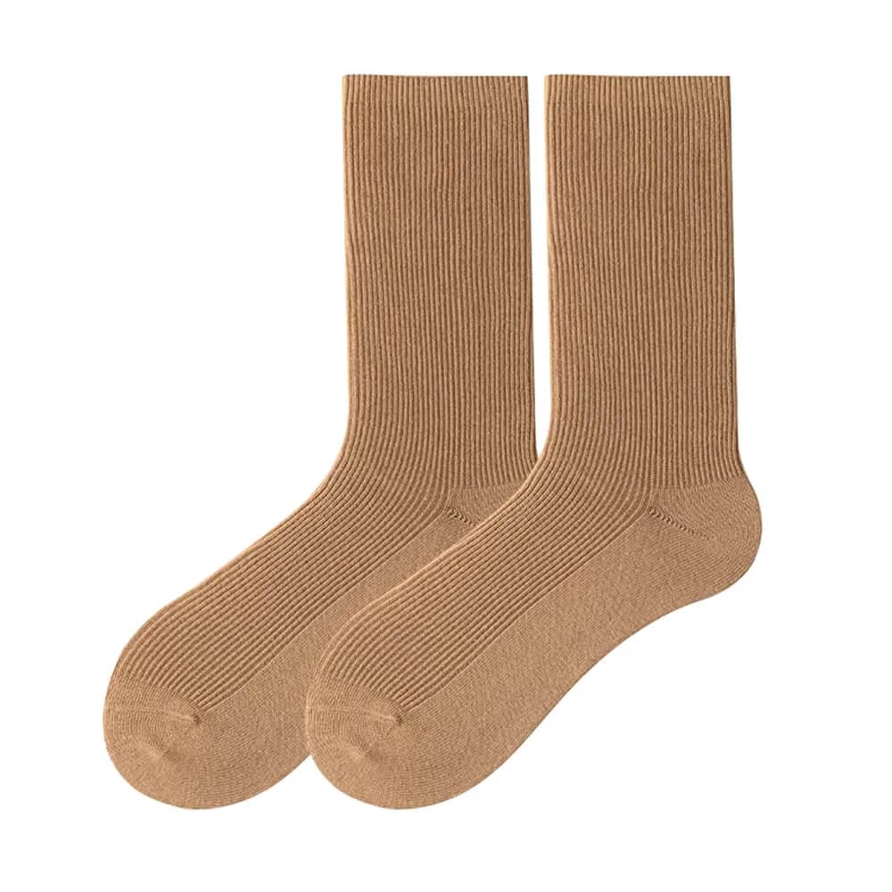 Cozy Days Ribbed Crew Socks — view 2 Cozy Days Ribbed Crew Socks — view 2