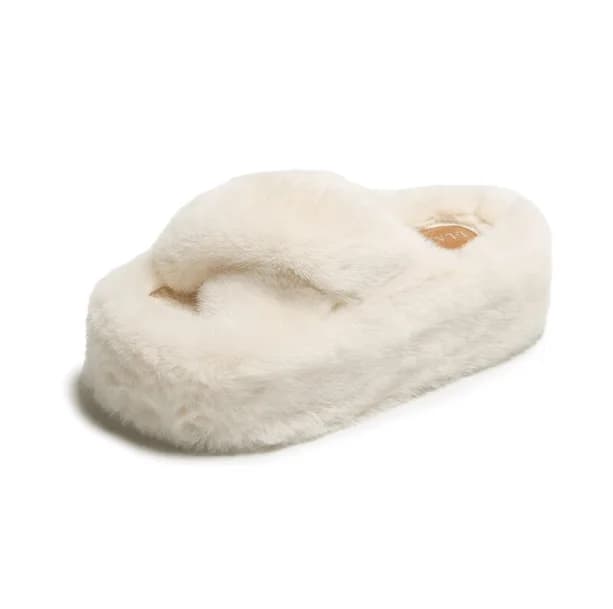 Plushy Platform Slippers — view 2 Plushy Platform Slippers — view 2