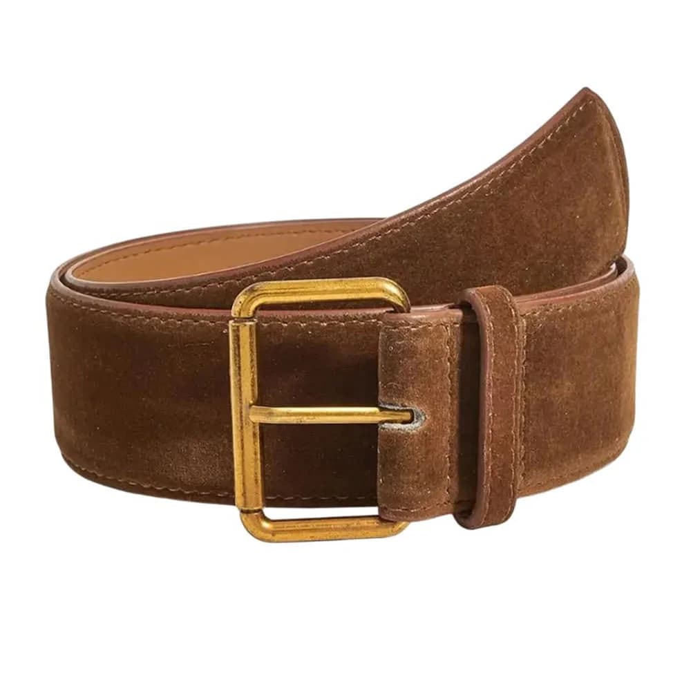 Old Money Suede Wide Belt — view 2 Old Money Suede Wide Belt — view 2