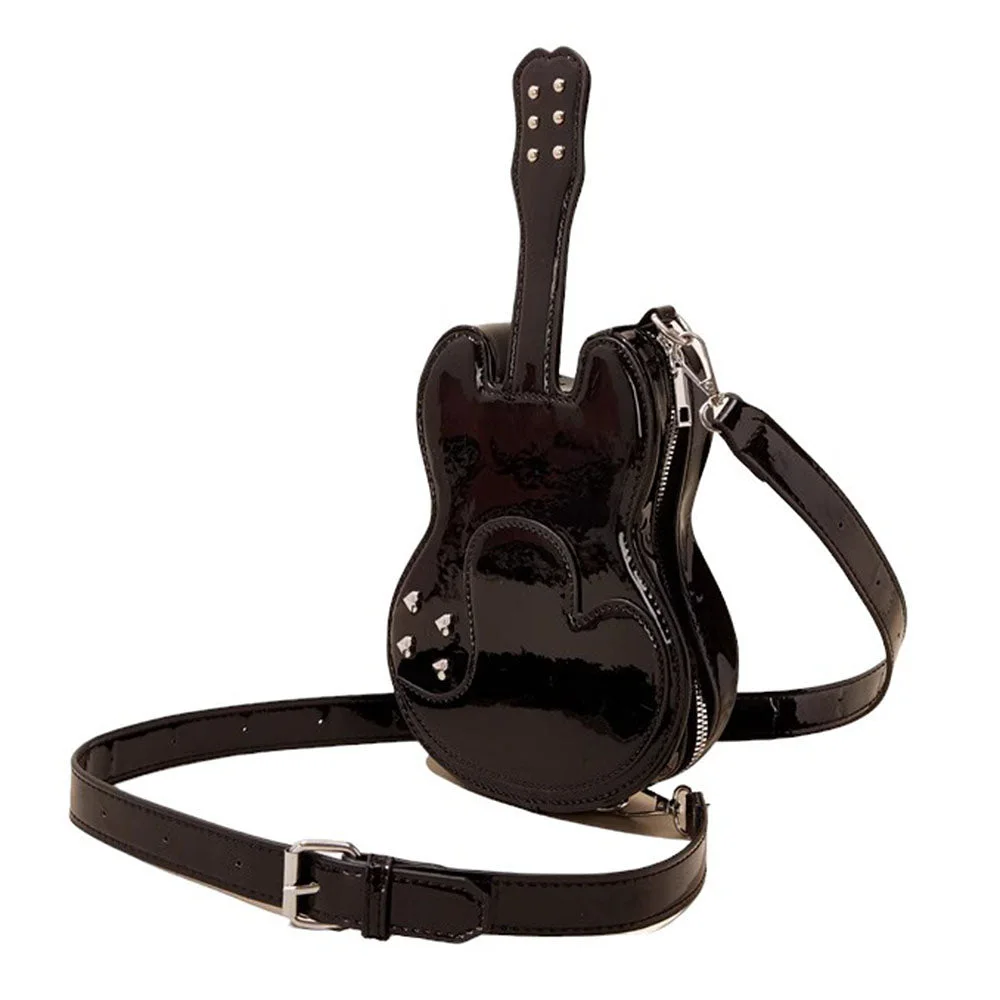 Guitar Shaped Crossbody Bag — view 2 Guitar Shaped Crossbody Bag — view 2