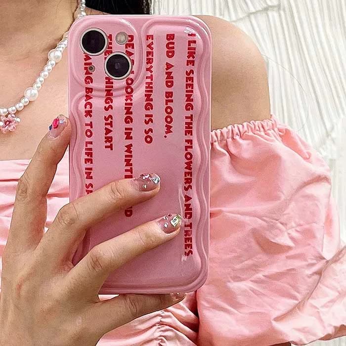 Korean Aesthetic iPhone Case — view 2 Korean Aesthetic iPhone Case — view 2