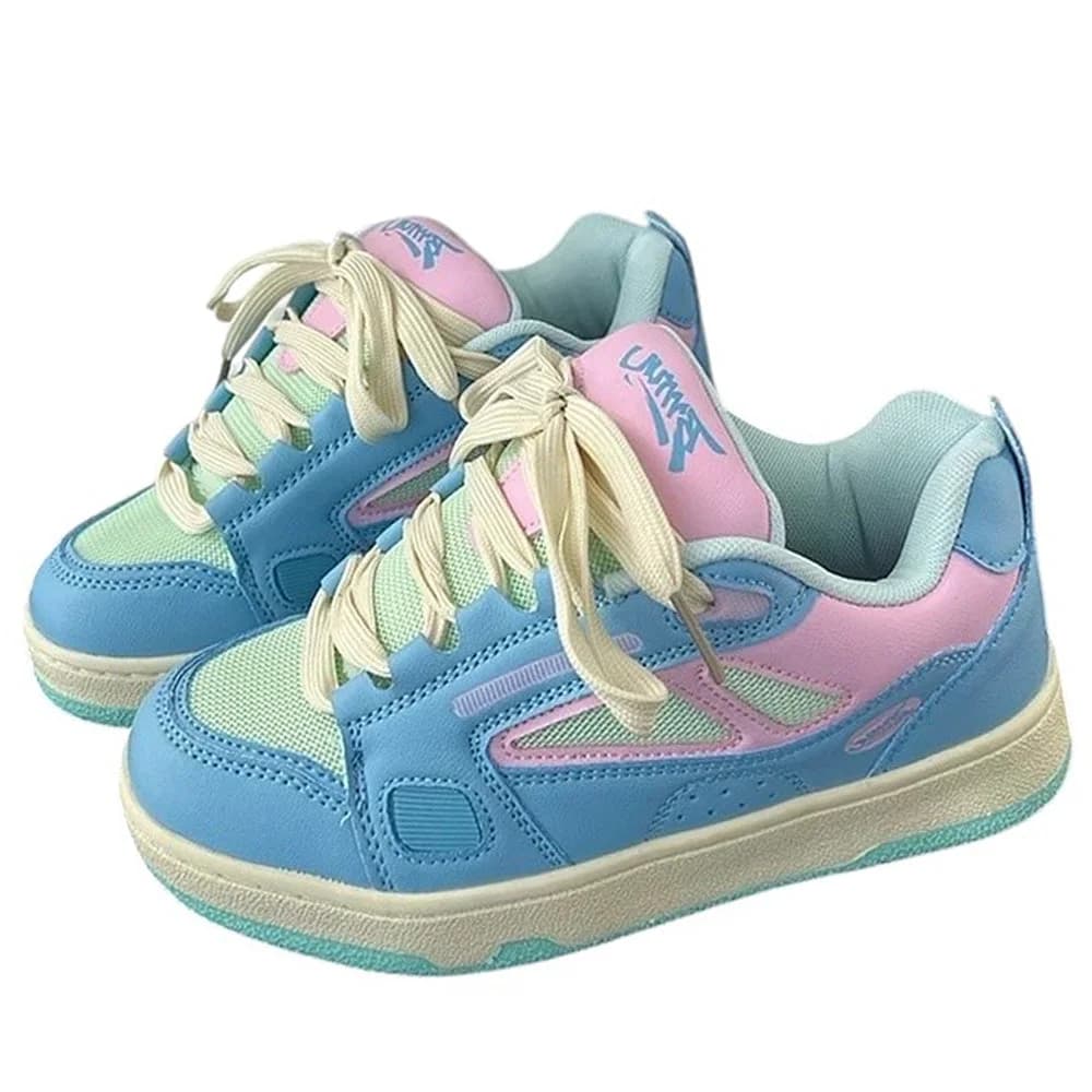 Pastel Candy Skater Sneakers — view 1 Pastel Candy Skater Sneakers — view 1