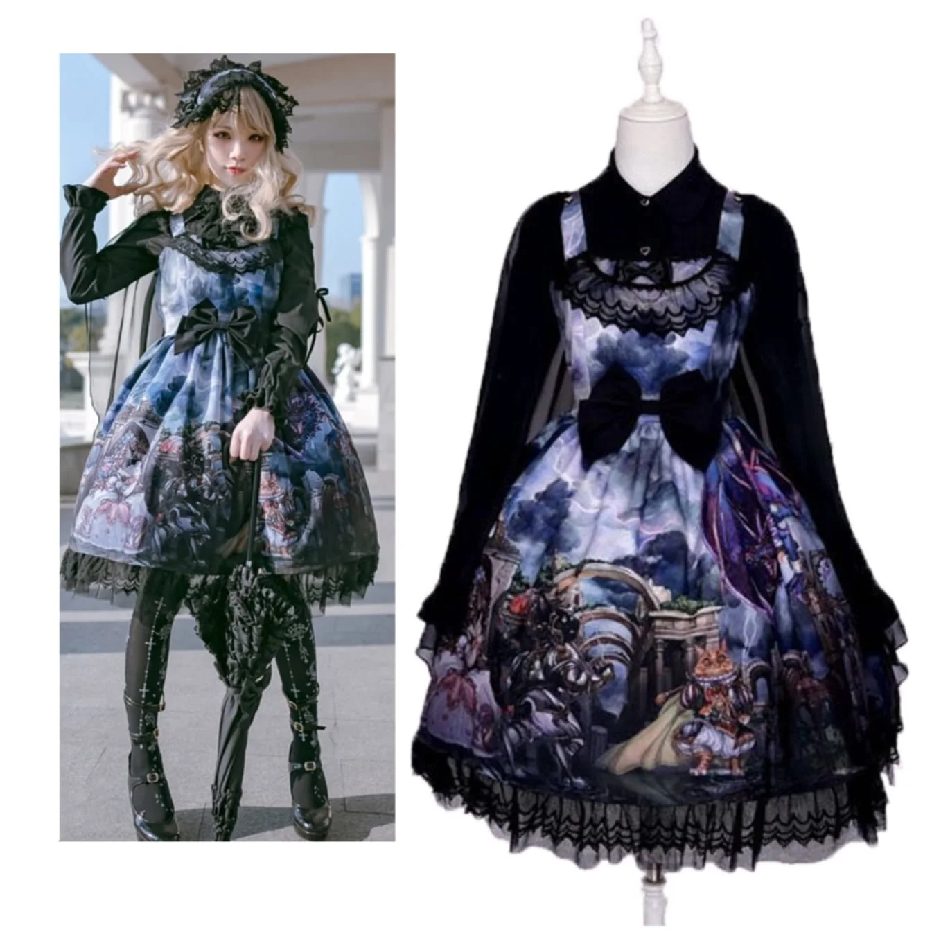 Gothic Medieval Dress — view 1 Gothic Medieval Dress — view 1