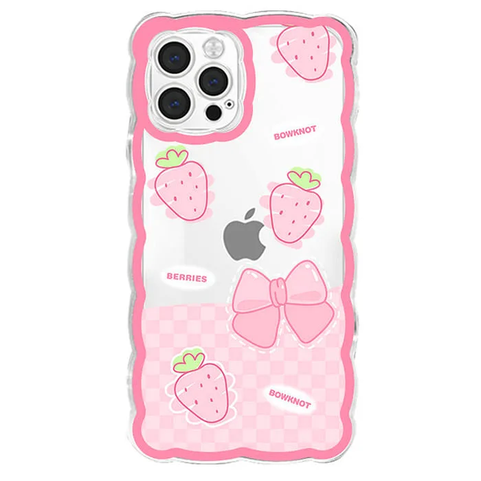 Strawberry Wave iPhone Case — view 1 Strawberry Wave iPhone Case — view 1