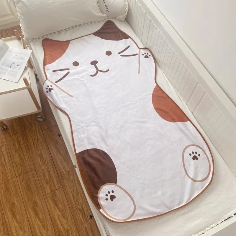 Neko Flannel Blanket — view 2 Neko Flannel Blanket — view 2