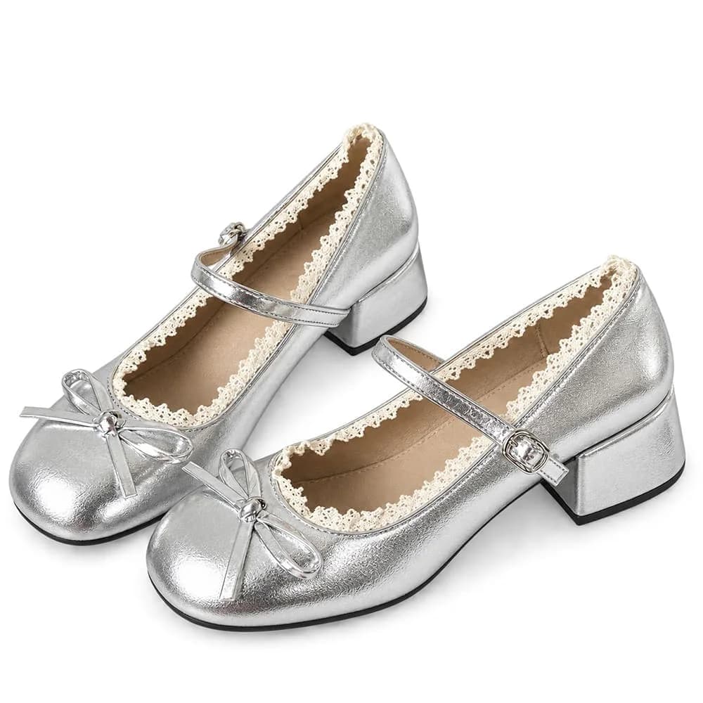 Coquette Lace Mary Jane Heels — view 2 Coquette Lace Mary Jane Heels — view 2