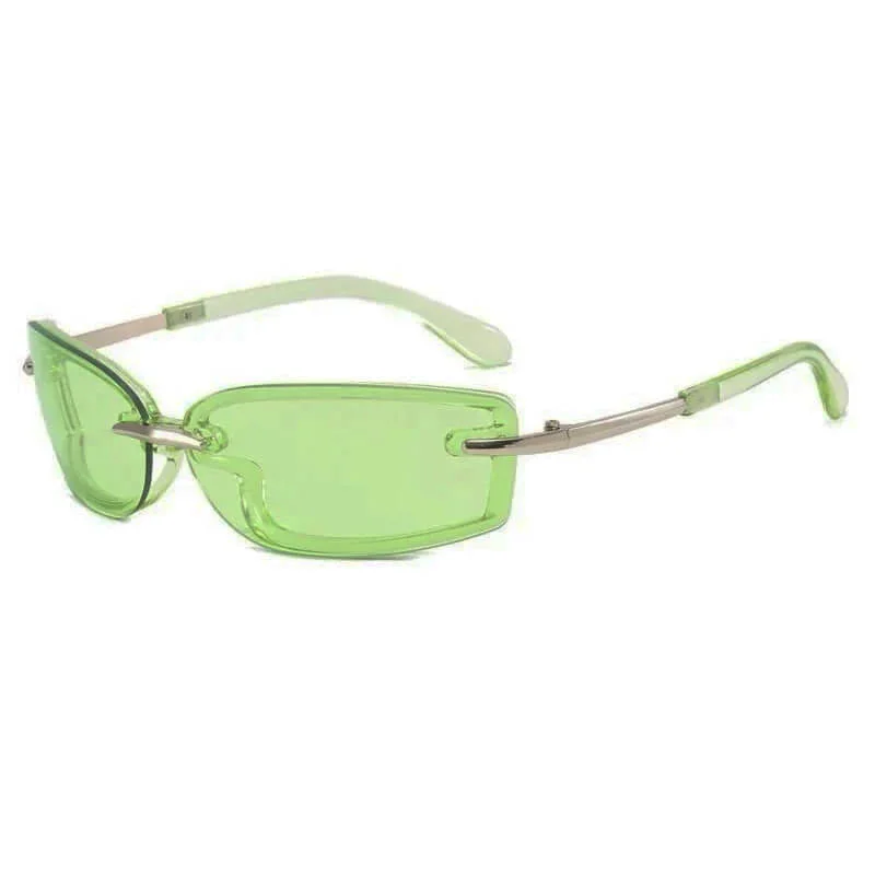 Run Your Game Rimless Sunglasses — view 2 Run Your Game Rimless Sunglasses — view 2