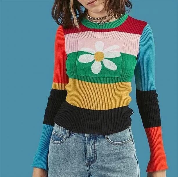 90s Daisy Sweater — view 3 90s Daisy Sweater — view 3