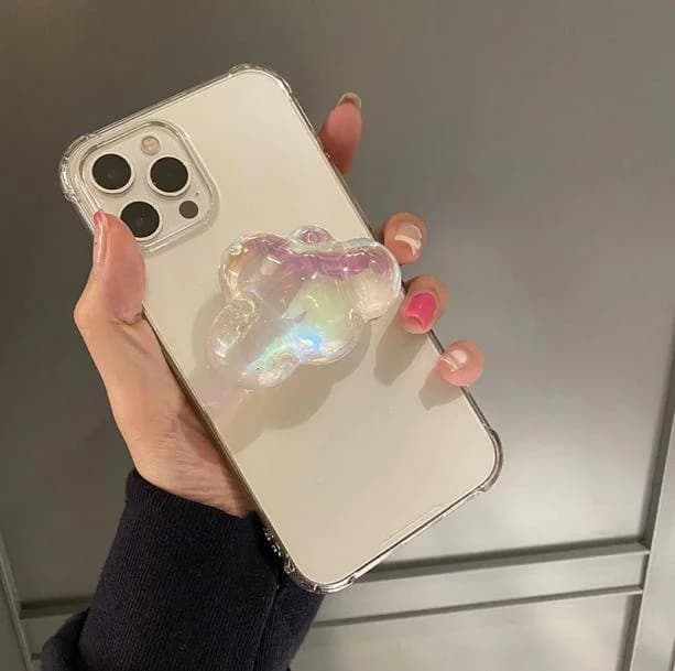Transparent Cloud IPhone Case — view 2 Transparent Cloud IPhone Case — view 2
