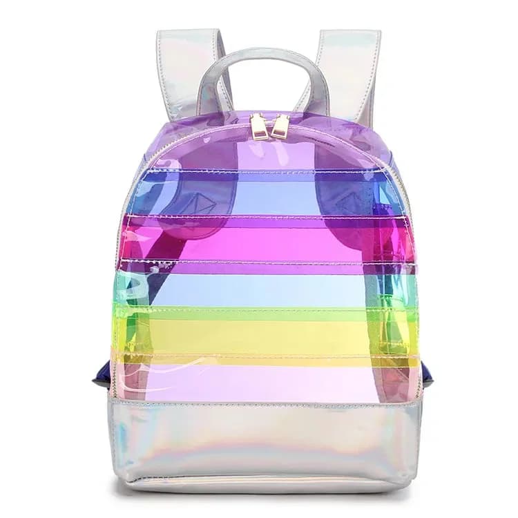 Clear Rainbow Backpack — view 1 Clear Rainbow Backpack — view 1