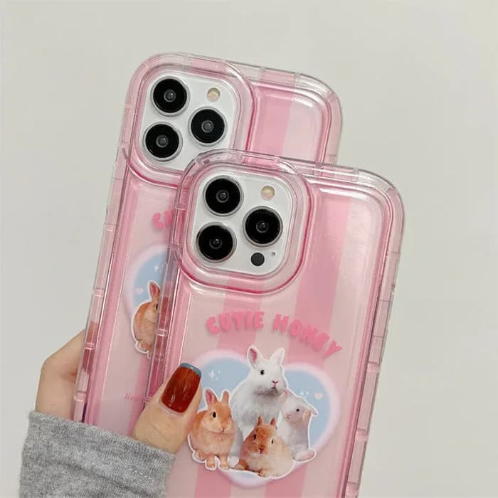 Cutie Bunny iPhone Case — view 2 Cutie Bunny iPhone Case — view 2