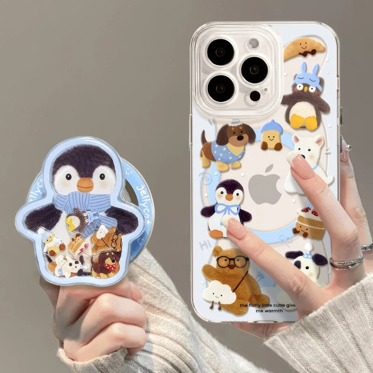 Penguin iPhone Case & Grip Set — view 2 Penguin iPhone Case & Grip Set — view 2