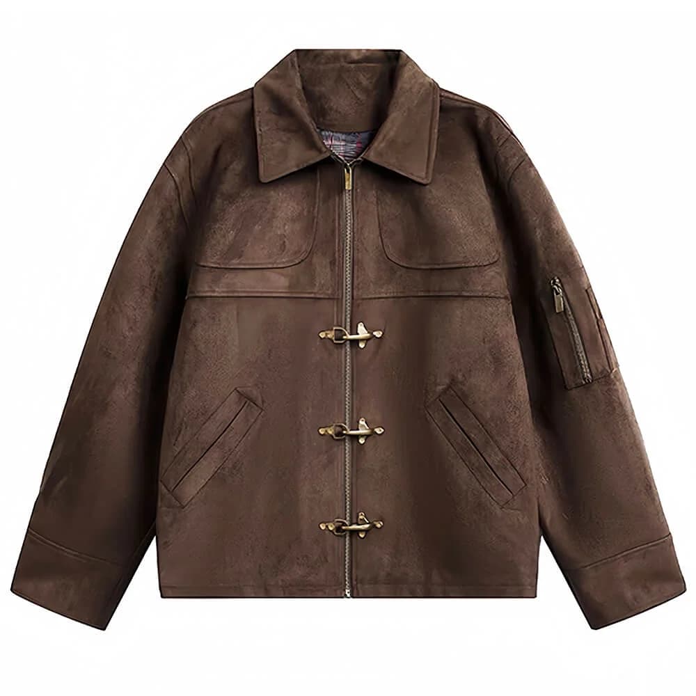 Burnt Sugar Suede Jacket — view 1 Burnt Sugar Suede Jacket — view 1