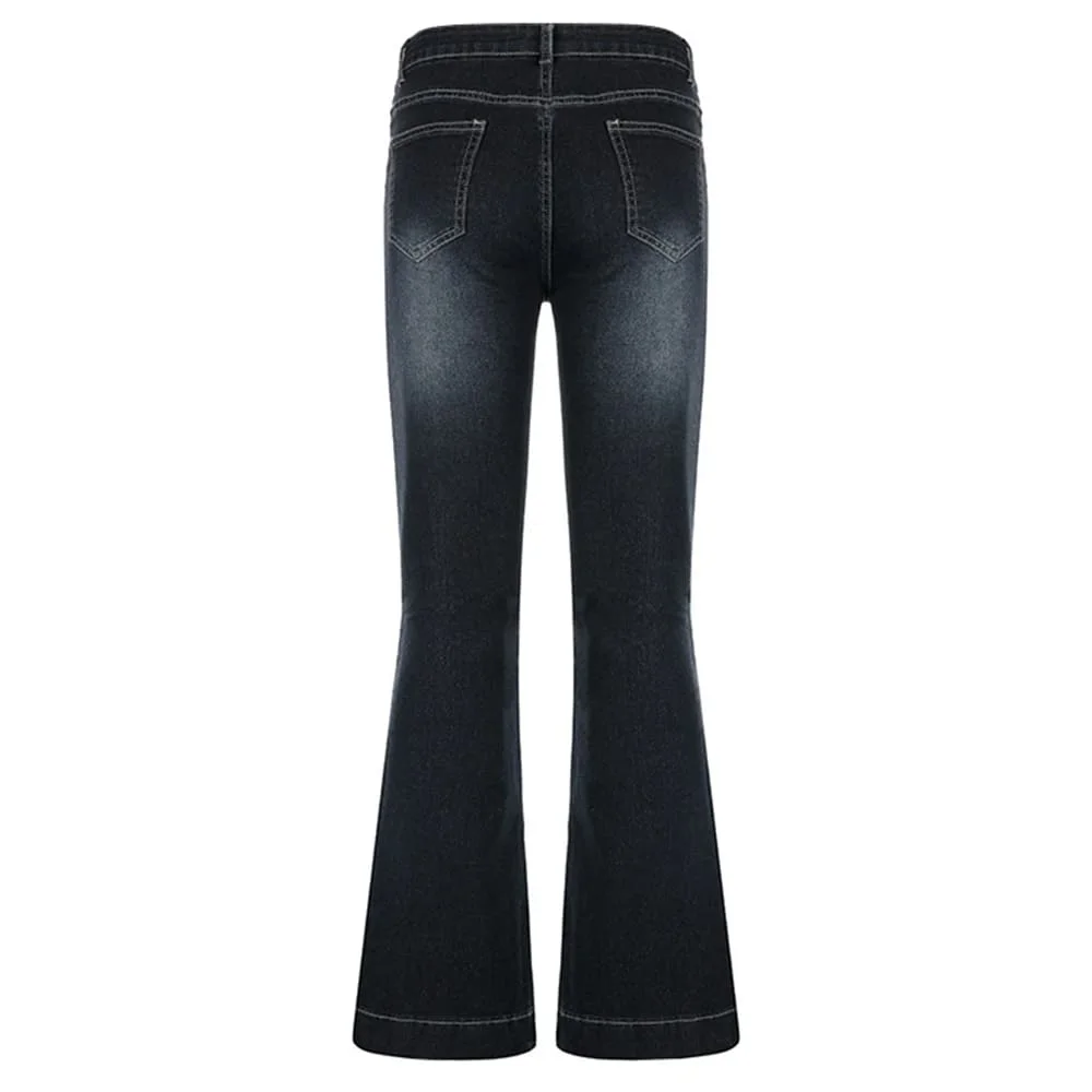 Wash Me Out Skinny Flare Jeans — view 2 Wash Me Out Skinny Flare Jeans — view 2