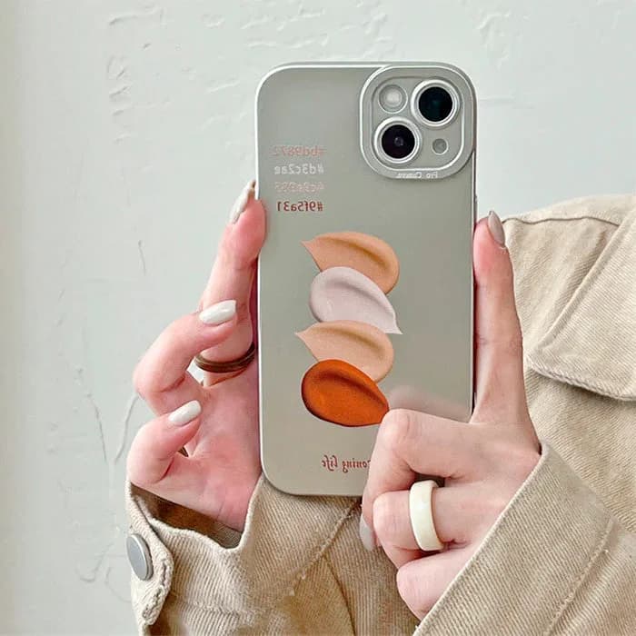 Cream Colors iPhone Case — view 2 Cream Colors iPhone Case — view 2