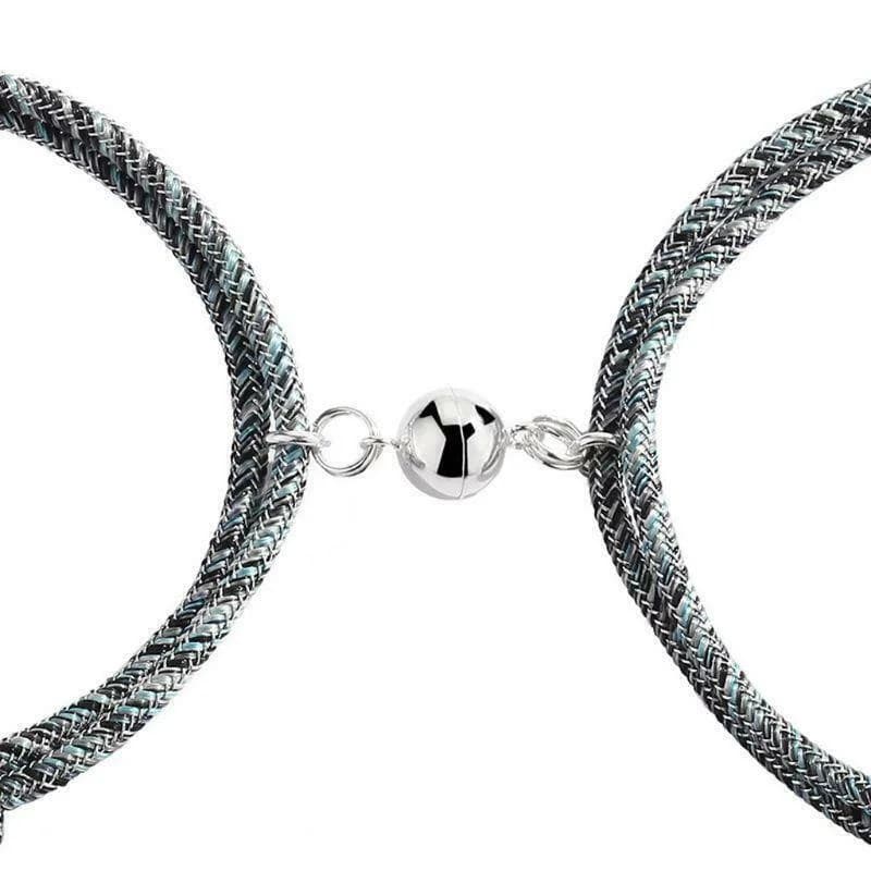 Couples Magnetic Attraction Bracelets — view 2 Couples Magnetic Attraction Bracelets — view 2