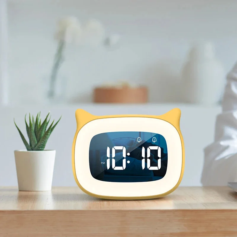 Cute Cat Digital Alarm Clock — view 1 Cute Cat Digital Alarm Clock — view 1