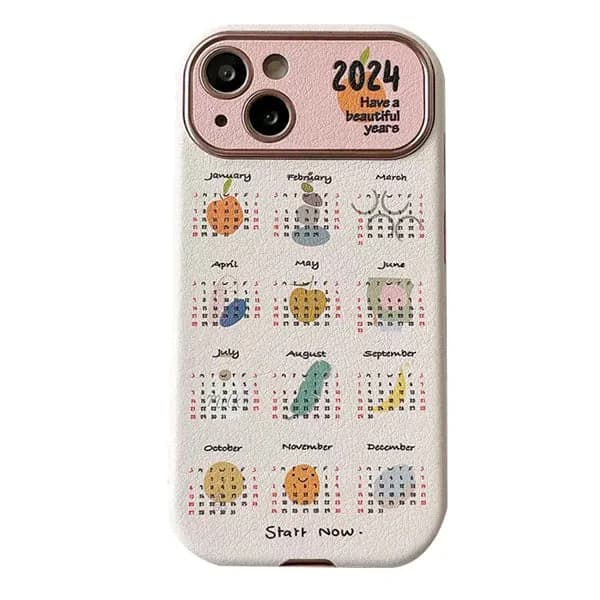 2024 Calendar iPhone Case — view 1 2024 Calendar iPhone Case — view 1