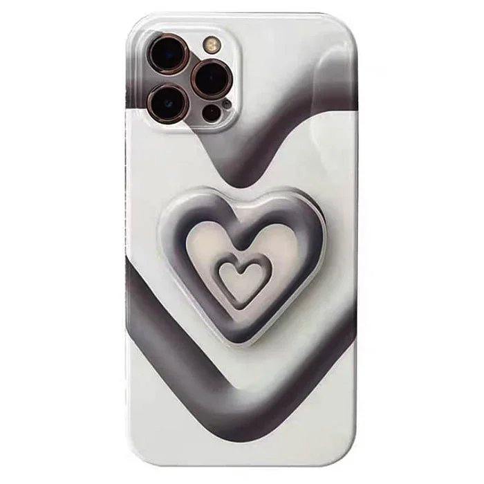 Grunge Heart iPhone Case — view 1 Grunge Heart iPhone Case — view 1