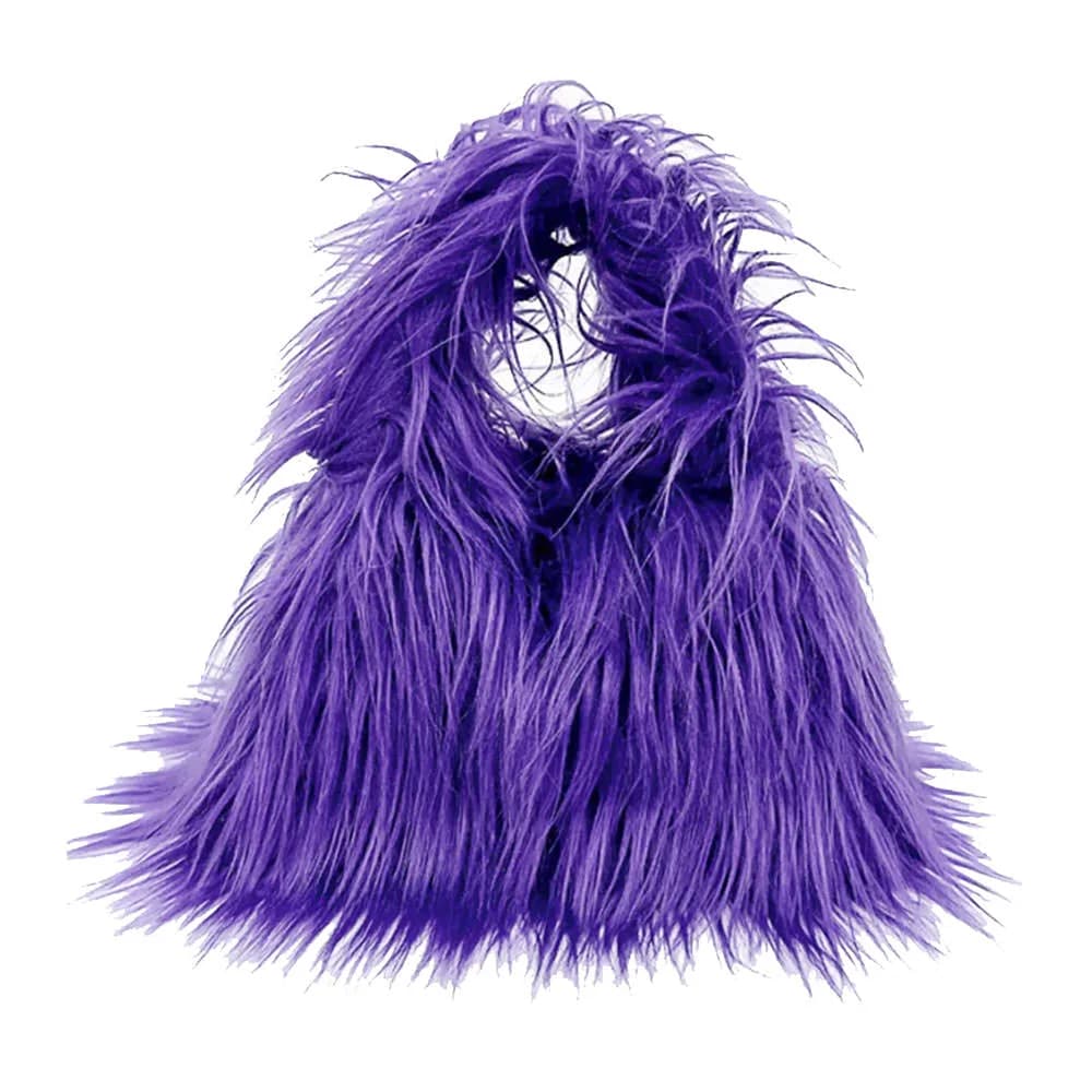 Y2K Style Fuzzy Mini Bag — view 1 Y2K Style Fuzzy Mini Bag — view 1
