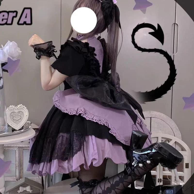 Purple Spade Cosplay Dress — view 2 Purple Spade Cosplay Dress — view 2