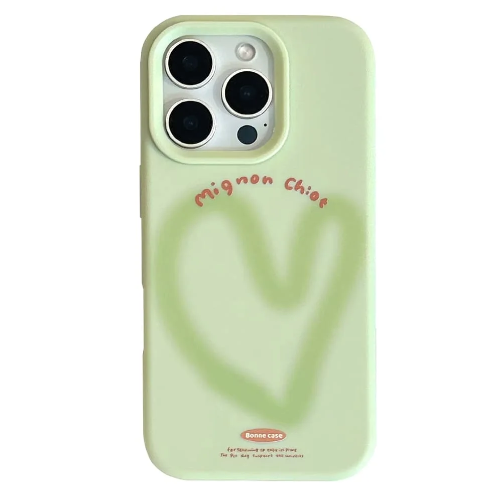 Matcha Mood Aesthetic iPhone Case — view 1 Matcha Mood Aesthetic iPhone Case — view 1