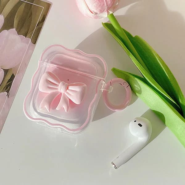 Candy Color Bow AirPods Case — view 2 Candy Color Bow AirPods Case — view 2
