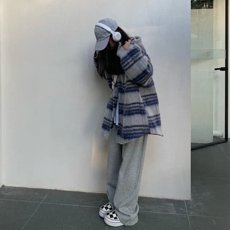 Warm Vibes Plaid Jacket — view 1 Warm Vibes Plaid Jacket — view 1