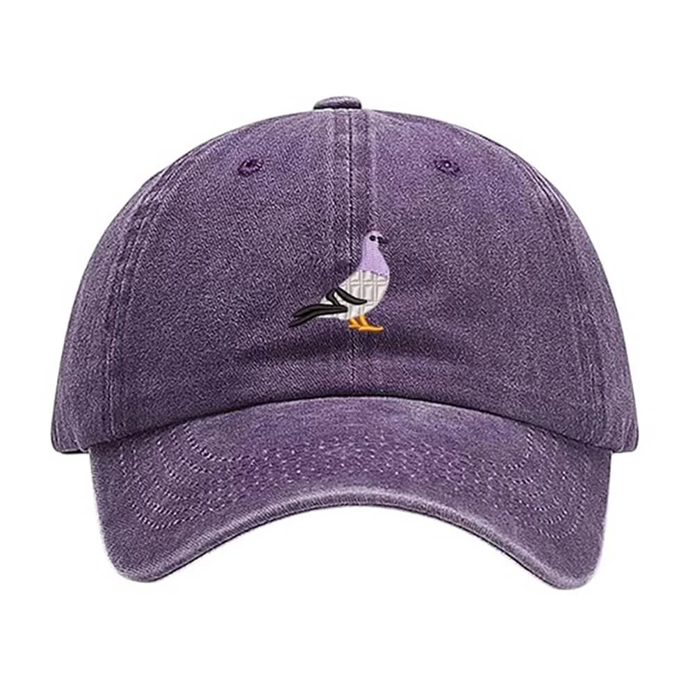 Pigeon Embroidery Baseball Cap — view 2 Pigeon Embroidery Baseball Cap — view 2