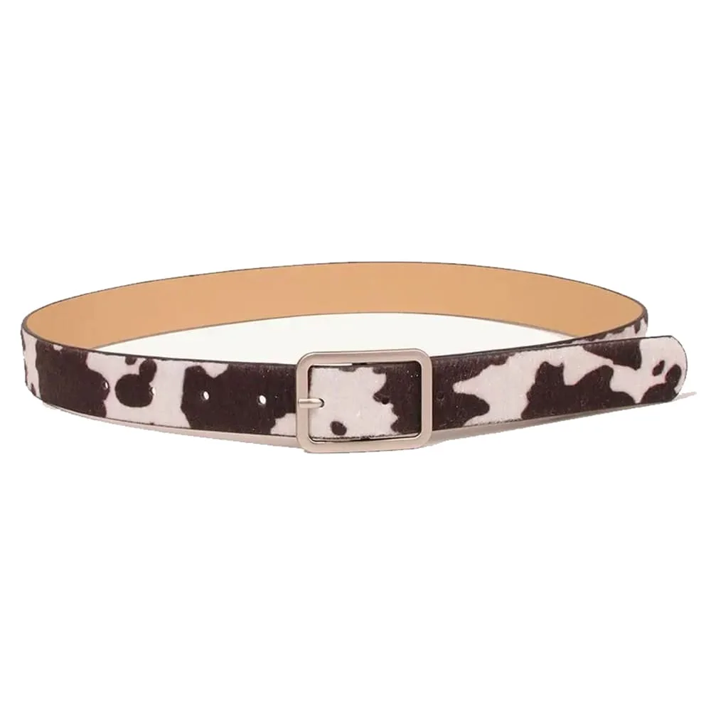 Vintage Ranch Cow Print Belt — view 2 Vintage Ranch Cow Print Belt — view 2
