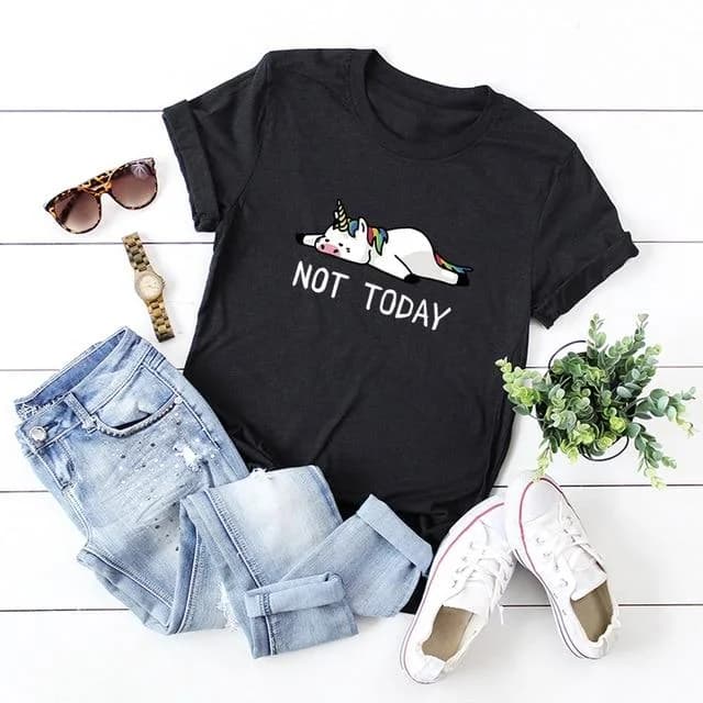 Not Today Unicorn T-Shirt — view 2 Not Today Unicorn T-Shirt — view 2