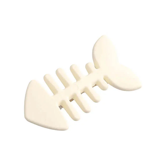 Fish Bone Mini Hair Clip — view 2 Fish Bone Mini Hair Clip — view 2