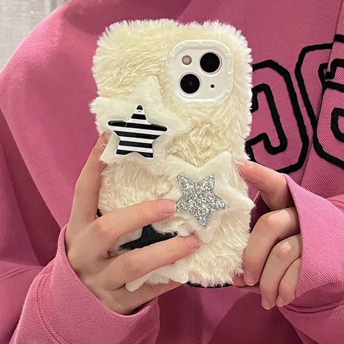 Star Fluffy iPhone Case — view 2 Star Fluffy iPhone Case — view 2