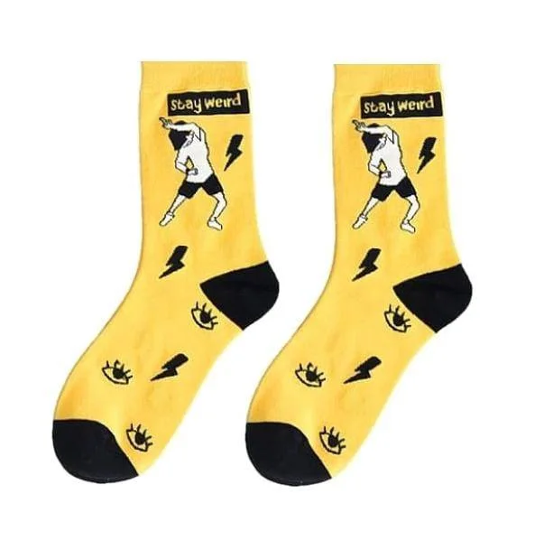 Stay Weird Socks — view 1 Stay Weird Socks — view 1